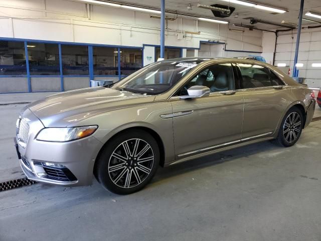 2019 Lincoln Continental Reserve