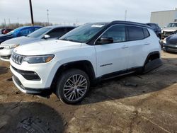 Salvage cars for sale at Woodhaven, MI auction: 2023 Jeep Compass Limited