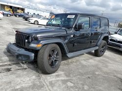 Salvage cars for sale at Sun Valley, CA auction: 2020 Jeep Wrangler Unlimited Sahara