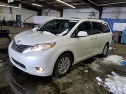 Toyota Sienna XLE salvage cars for sale: 2017 Toyota Sienna XLE