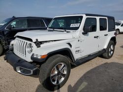 Jeep Wrangler salvage cars for sale: 2020 Jeep Wrangler Unlimited Sahara