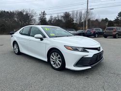 Salvage cars for sale at North Billerica, MA auction: 2021 Toyota Camry LE