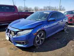 Salvage cars for sale from Copart Columbus, OH: 2016 Honda Civic Touring