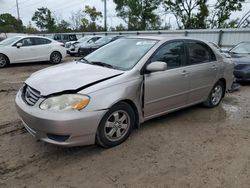 Salvage cars for sale at Riverview, FL auction: 2003 Toyota Corolla CE