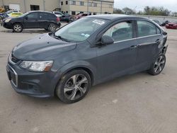 Salvage cars for sale from Copart Wilmer, TX: 2019 Chevrolet Sonic Premier