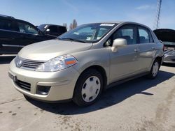 Vehiculos salvage en venta de Copart Vallejo, CA: 2007 Nissan Versa S