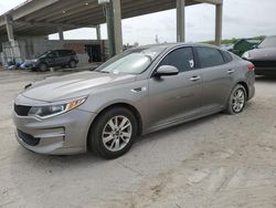 Salvage cars for sale from Copart West Palm Beach, FL: 2016 KIA Optima LX