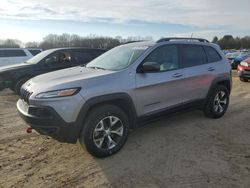 Jeep Cherokee salvage cars for sale: 2018 Jeep Cherokee Trailhawk