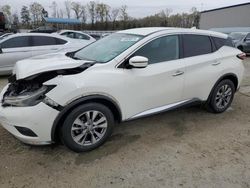 Salvage cars for sale at Spartanburg, SC auction: 2017 Nissan Murano S