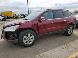 Chevrolet salvage cars for sale: 2010 Chevrolet Traverse LT