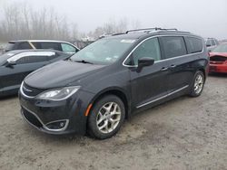 Salvage cars for sale at Leroy, NY auction: 2018 Chrysler Pacifica Touring L