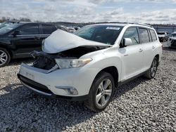 Salvage cars for sale from Copart Cahokia Heights, IL: 2012 Toyota Highlander Limited