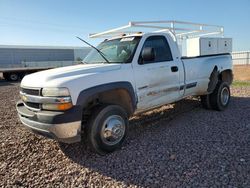 Salvage cars for sale from Copart Phoenix, AZ: 2001 Chevrolet Silverado C3500