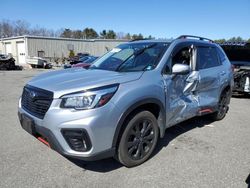 Salvage cars for sale from Copart Exeter, RI: 2020 Subaru Forester Sport