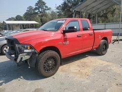 Salvage cars for sale from Copart Savannah, GA: 2014 Dodge RAM 1500 ST