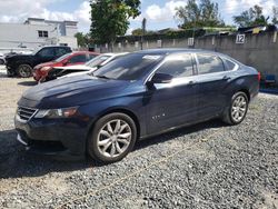 Chevrolet salvage cars for sale: 2017 Chevrolet Impala LT