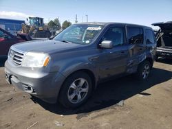 Salvage cars for sale from Copart Denver, CO: 2013 Honda Pilot EXL
