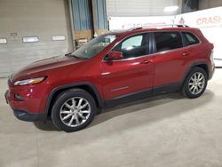 Salvage cars for sale from Copart Eldridge, IA: 2017 Jeep Cherokee Limited