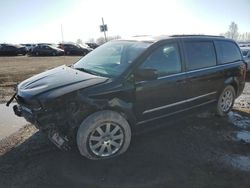 Salvage cars for sale at Davison, MI auction: 2016 Chrysler Town & Country Touring