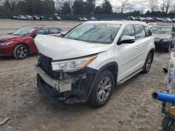 Toyota salvage cars for sale: 2014 Toyota Highlander XLE