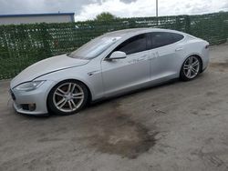 Salvage cars for sale from Copart Orlando, FL: 2013 Tesla Model S