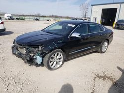 Salvage cars for sale at Kansas City, KS auction: 2017 Chevrolet Impala Premier