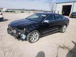 Salvage cars for sale from Copart Kansas City, KS: 2017 Chevrolet Impala Premier