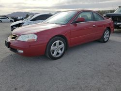 Salvage cars for sale from Copart Las Vegas, NV: 2001 Acura 3.2CL TYPE-S
