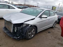 Salvage cars for sale at Chicago Heights, IL auction: 2018 Hyundai Elantra SEL