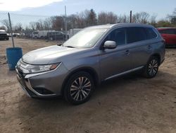 Salvage cars for sale at Chalfont, PA auction: 2019 Mitsubishi Outlander SE