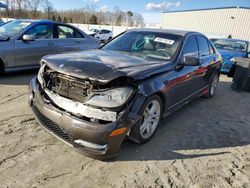 Salvage cars for sale at Spartanburg, SC auction: 2013 Mercedes-Benz C 250
