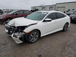 Salvage cars for sale at Kansas City, KS auction: 2017 Honda Civic EX