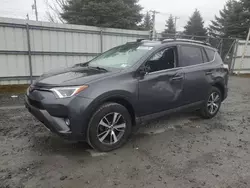 Salvage cars for sale at Albany, NY auction: 2017 Toyota Rav4 XLE