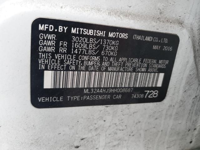 2017 Mitsubishi Mirage SE