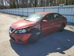 Vehiculos salvage en venta de Copart Glassboro, NJ: 2017 Nissan Sentra S