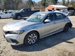 Salvage cars for sale at Mendon, MA auction: 2023 Honda Civic LX