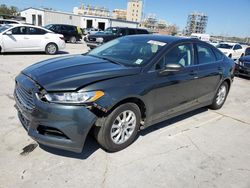 Salvage cars for sale from Copart New Orleans, LA: 2015 Ford Fusion S