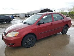 Toyota Corolla CE salvage cars for sale: 2007 Toyota Corolla CE