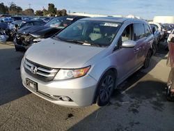 Salvage cars for sale at Martinez, CA auction: 2014 Honda Odyssey Touring