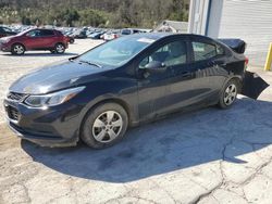 Salvage cars for sale from Copart Hurricane, WV: 2017 Chevrolet Cruze LS