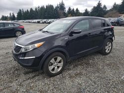 Salvage cars for sale at Graham, WA auction: 2013 KIA Sportage LX