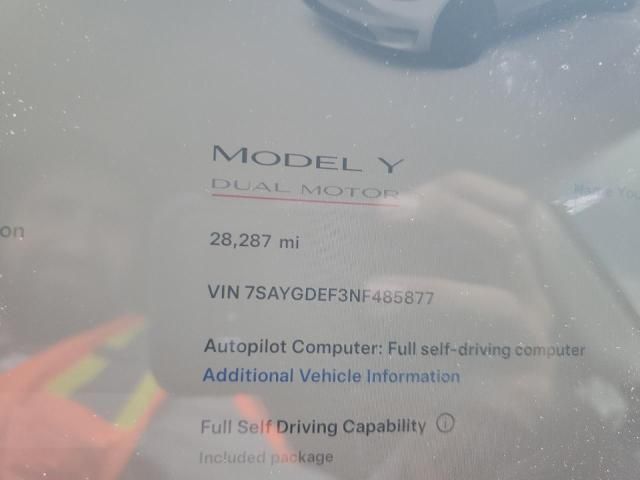 2022 Tesla Model Y