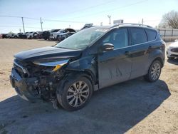 Salvage cars for sale at Oklahoma City, OK auction: 2017 Ford Escape Titanium
