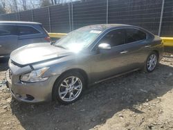 Salvage cars for sale at Waldorf, MD auction: 2014 Nissan Maxima S