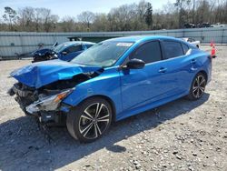 Nissan Sentra SR salvage cars for sale: 2021 Nissan Sentra SR