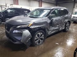 Salvage cars for sale at Elgin, IL auction: 2021 Nissan Rogue SV