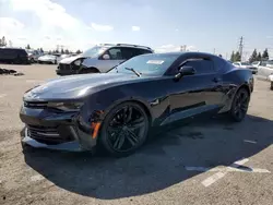 Salvage cars for sale from Copart Rancho Cucamonga, CA: 2018 Chevrolet Camaro LT