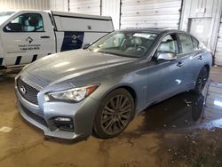 Salvage cars for sale at Franklin, WI auction: 2016 Infiniti Q50 RED Sport 400