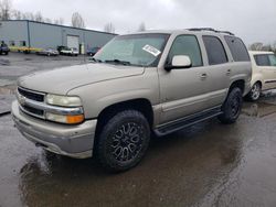 Vehiculos salvage en venta de Copart Portland, OR: 2001 Chevrolet Tahoe K1500
