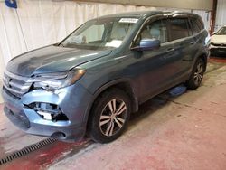 Honda Pilot EX salvage cars for sale: 2017 Honda Pilot EX